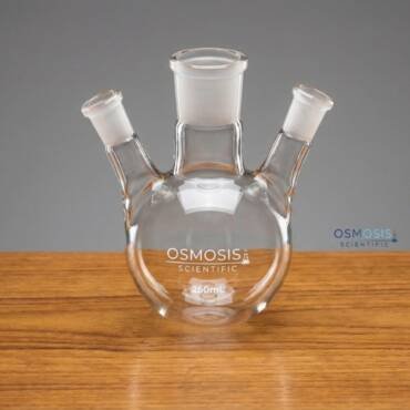 Round Bottom Flask, 3-Neck, Angular