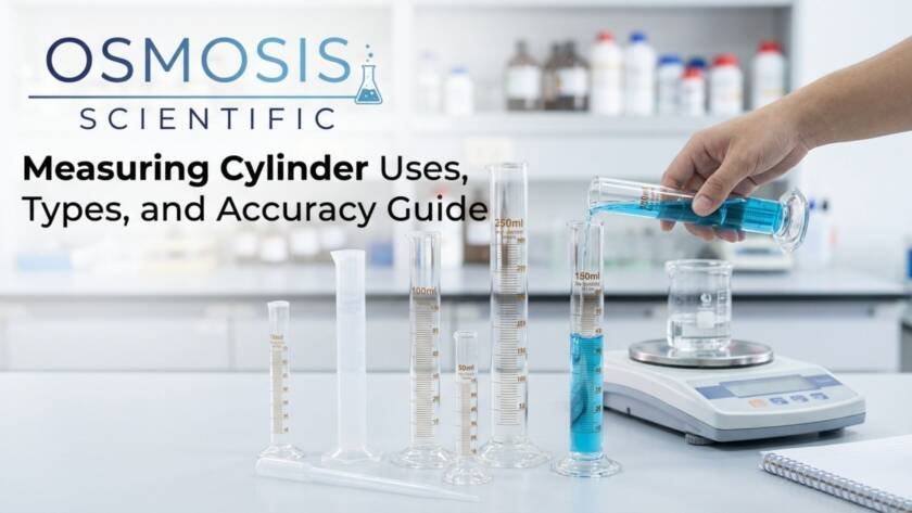 Measuring Cylinder Uses, Types, and Accuracy Guide - Class A Borosilicate Glassware - Osmosis Scientific