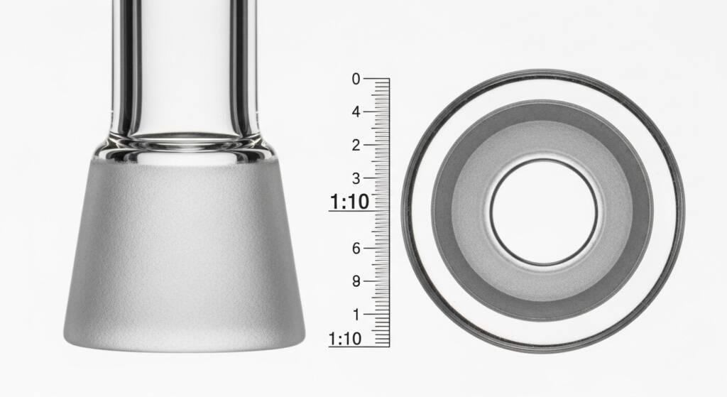 modern ground-glass joint